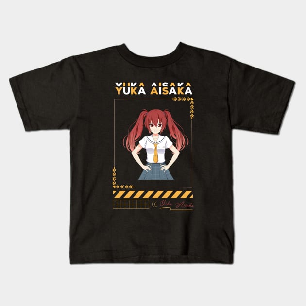 Yuka Aisaka Kids T-Shirt by Araki Shop